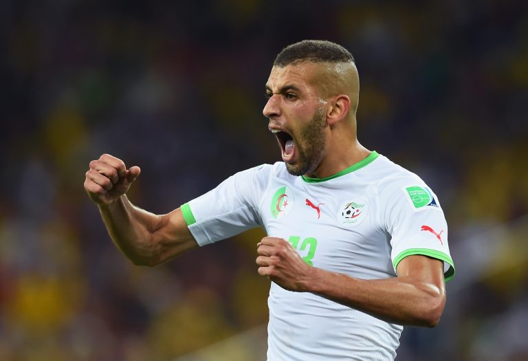 Islam Slimani, atacante da Argélia