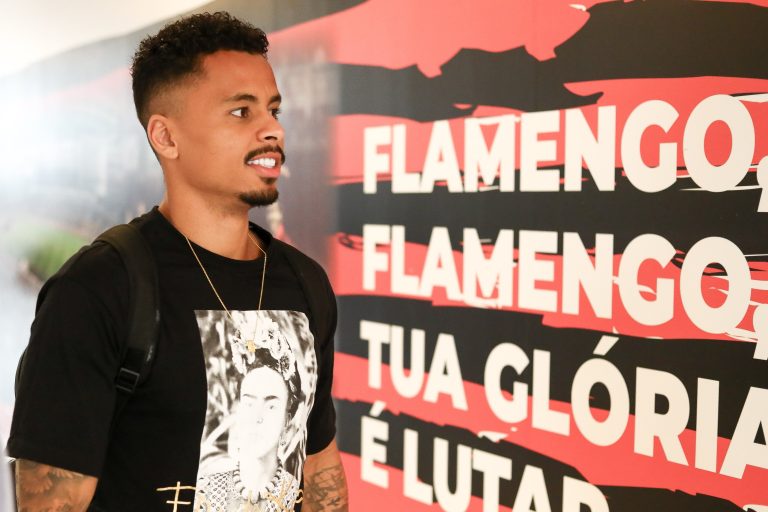 Allan no CT do Flamengo