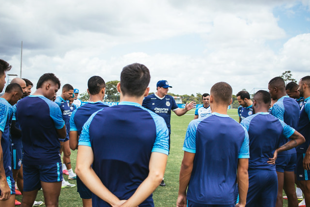 Rogério Ceni e elenco do Bahia