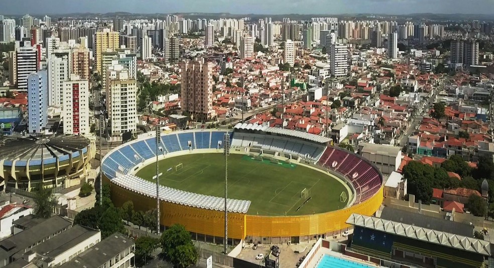 Arena Batistão, em Aracaju, Sergipe. Foto: Reprodução/Federação Sergipana de Futebol (FSF)