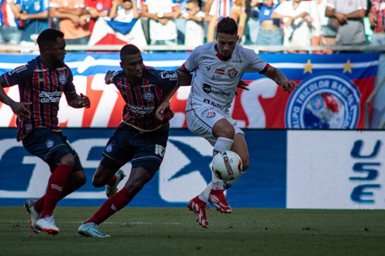 Clássico entre Bahia e Vitória, pela Copa do Nordeste, acontece neste domingo (5). Foto: Reprodução/EC Vitória