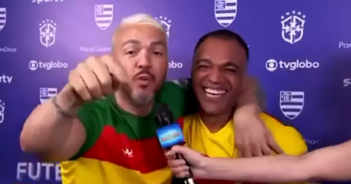 Belo e Denilson no Futebol Solidário