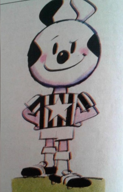 Biriba, mascote do Botafogo, redesenhado por Ziraldo. Foto: Reprodução