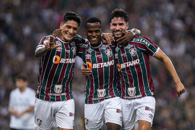 Cano, Arias e Martinelli - jogadores do Fluminense