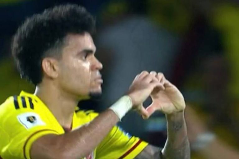 Luis Díaz fez os gols da Colômbia contra o Brasil