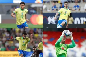 João Gomes, Beraldo, Éderson e Weverton são convocados por Dorival Júnior para o jogo contra a Argentina, pelas Eliminatórias. Foto: Rafael Ribei