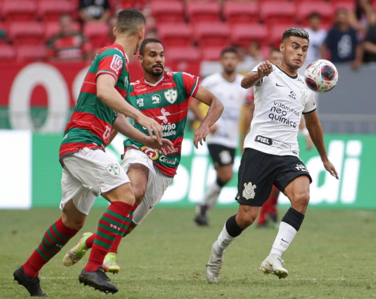 O Corinthians enfrentou a Portuguesa no estádio Mané Garrincha, em Brasília, pelo Paulistão de 2023