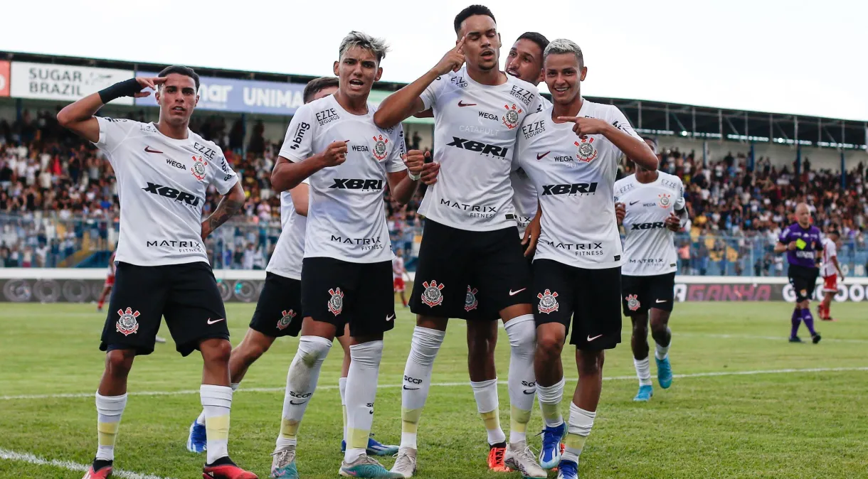 Time sub-20 do Corinthians na Copinha 2024. Foto: Rodrigo Gazzanel/Agência Corinthians