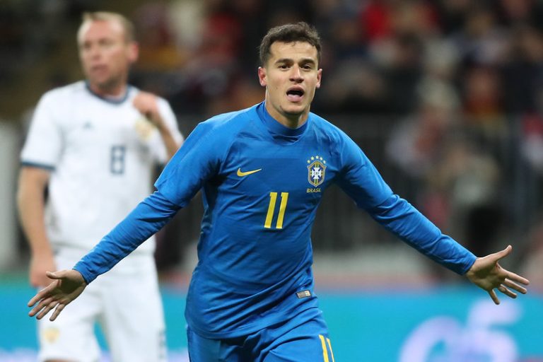 Coutinho poderá retornar ao Brasil e ir ao Corinthians. Foto: Lucas Figueiredo/CBF