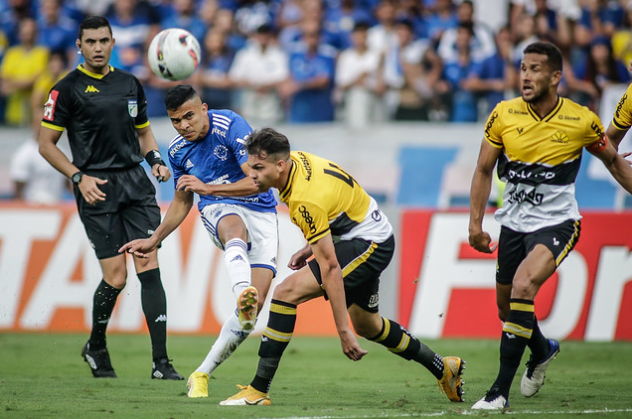 Lance em Cruzeiro x Criciúma, pela Série B de 2022