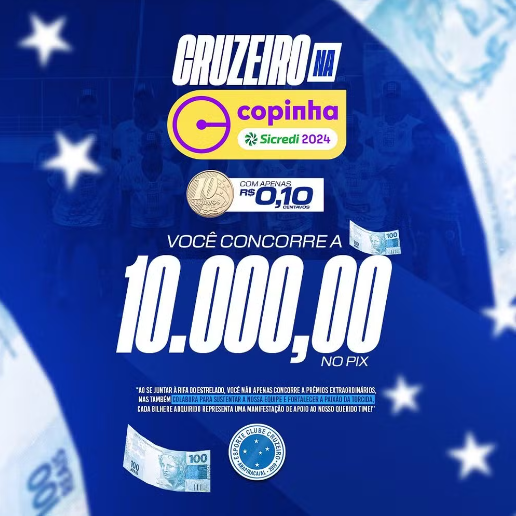 Cruzeiro-AL lança rifa com bilhetes a R$ 0,10 para bancar viagem para Copinha 2024