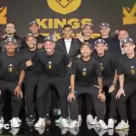 Presidentes e jogadores do Capim FC, time da Kings League Brasil