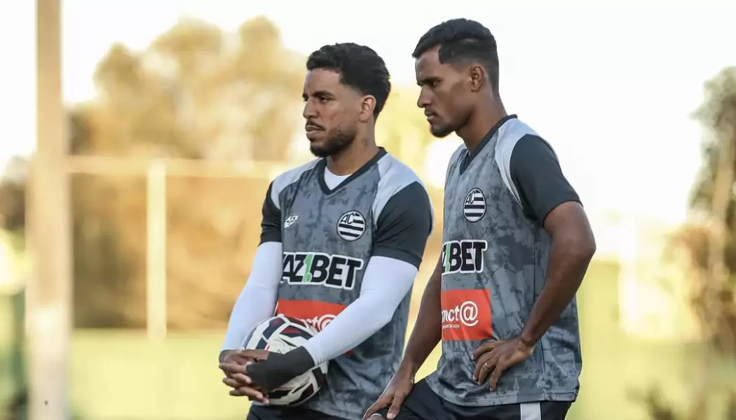 Athletic no treino antes de partida do Campeonato Brasileiro Série B