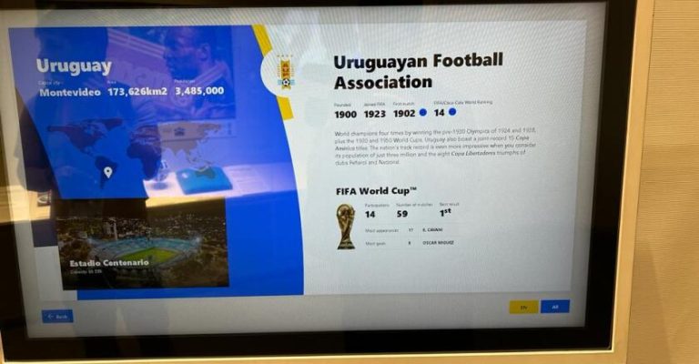 Fifa reconhece quatro títulos mundiais do Uruguai no museu oficial do Qatar