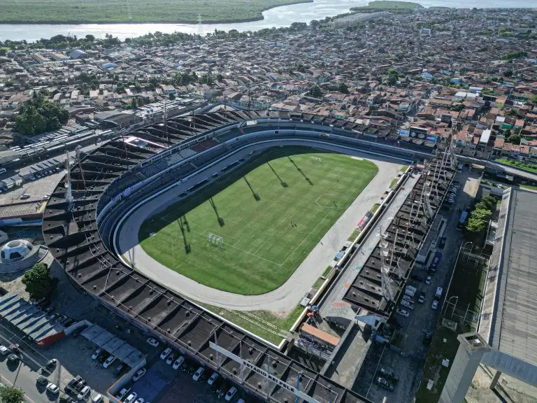 Estádio Rei Pelé, em Alagoas