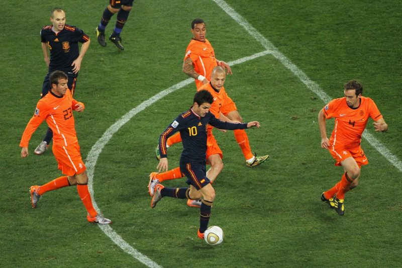 Cesc Fabregas durante a final da Copa do Mundo de 2010