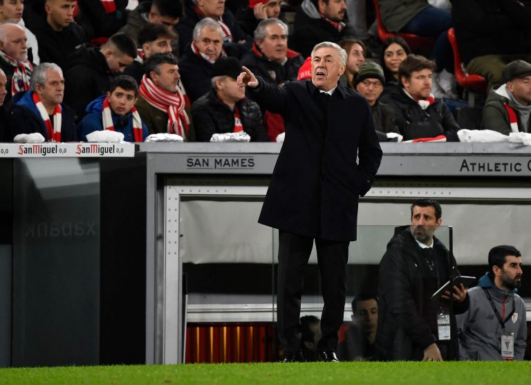 Carlo Ancelotti, técnico do Real Madrid.