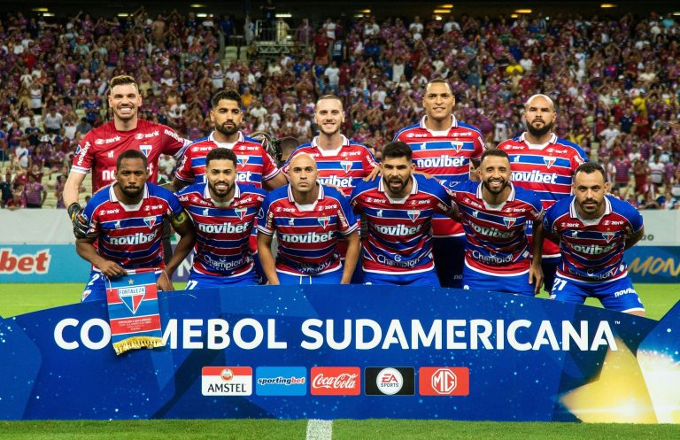 Time do Fortaleza na Copa Sul-Americana