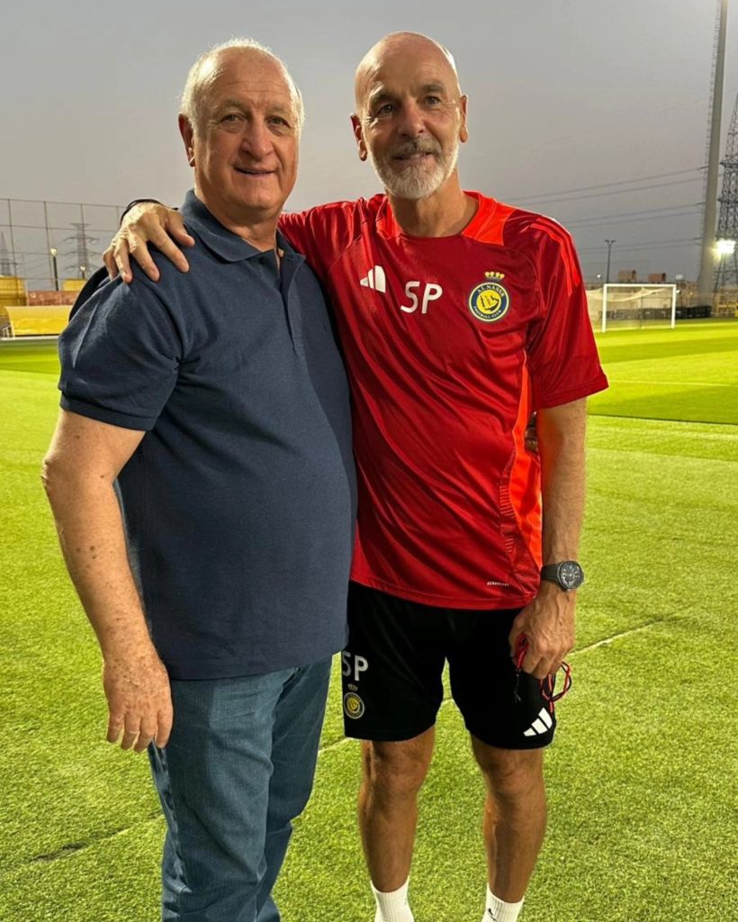 Felipão e Stefano Pioli