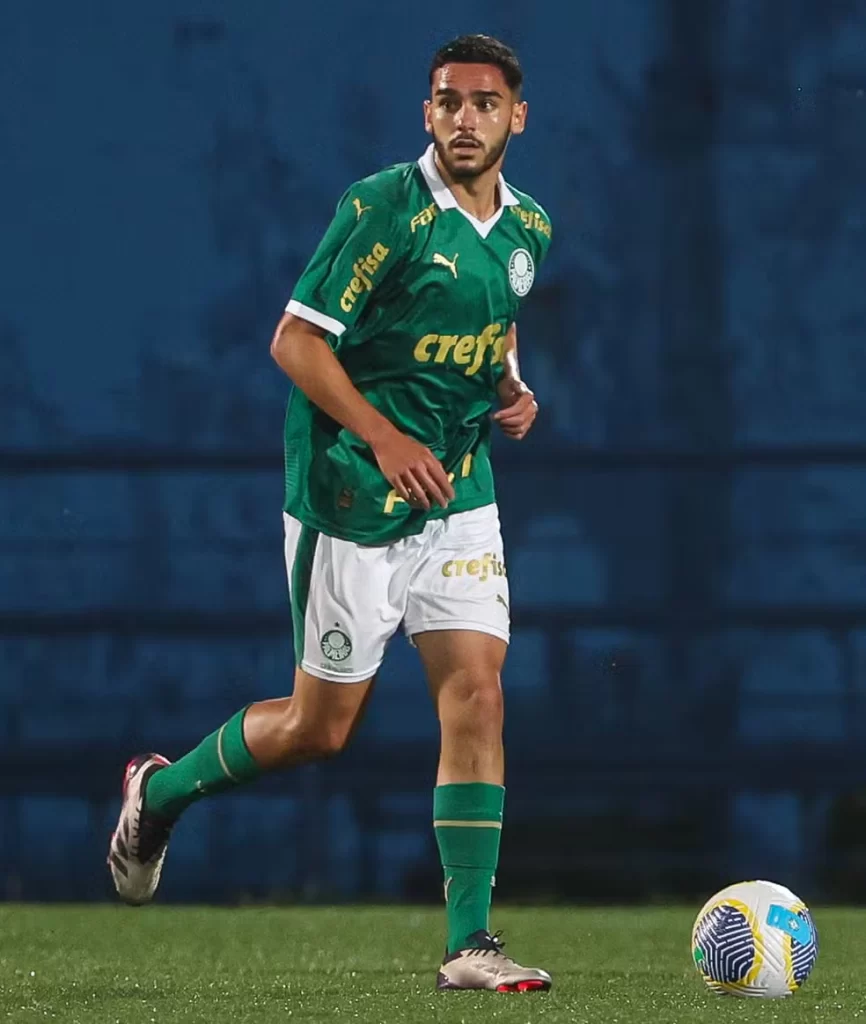 Figueiredo, jogador do Palmeiras sub-20. Foto: Fabio Menotti/Palmeiras