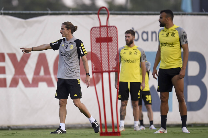 Filipe Luís, técnico do Flamengo