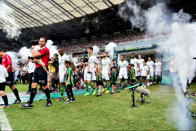 Entrada do América-MG na final do Campeonato Mineiro