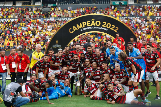 Festa do Flamengo pelo título da Libertadores 2022