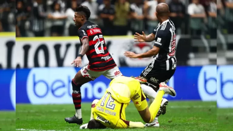 flamengo atlético-mg em campo pelo Brasileirão