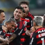 flamengo comemorando gol 2025