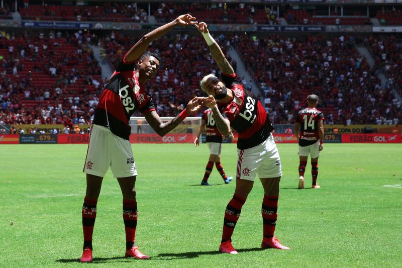 Gabigol e Bruno Henrique, atacantes do Flamengo