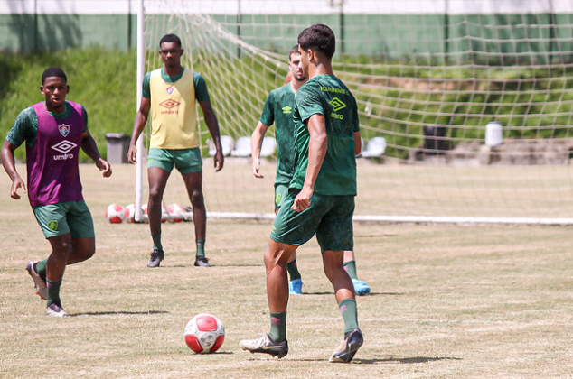 Jogadores do Fluminense sub-20