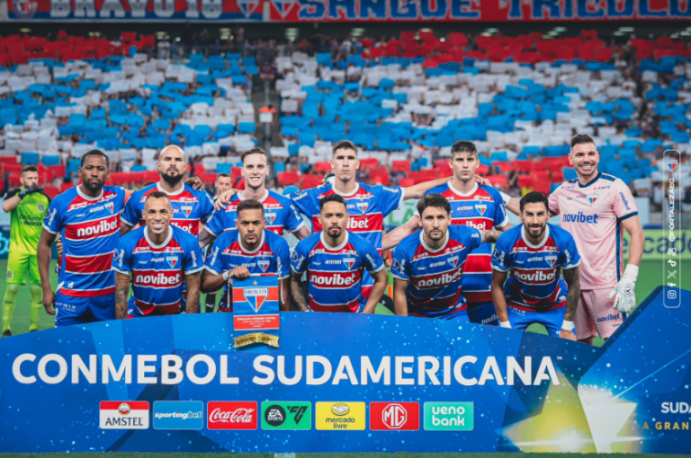 Time do Fortaleza perfilado na Copa Sul-Americana 2024