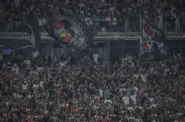 Torcida do Atlético-MG no estádio do Mineirão