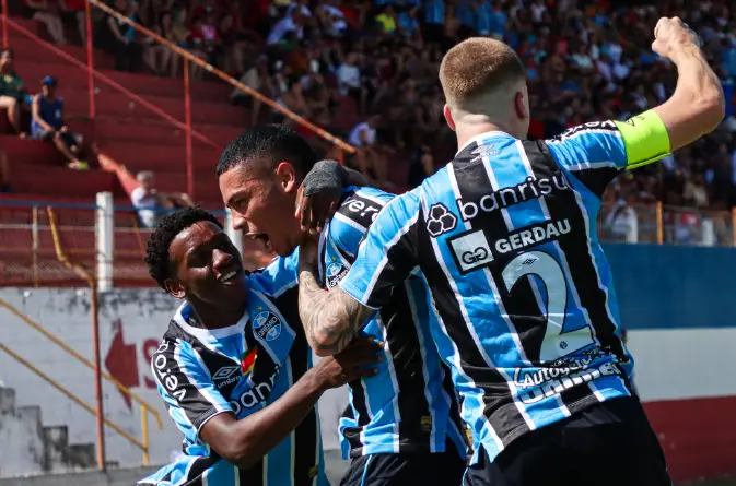 Jogadores do Grêmio na Copinha 2025