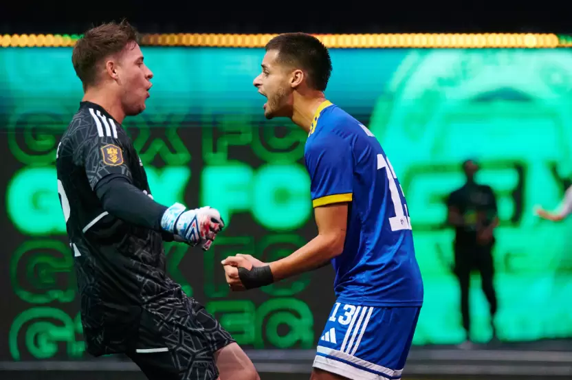 Igor Rezende e Kenu, jogadores do G3X na Kings League Brasil