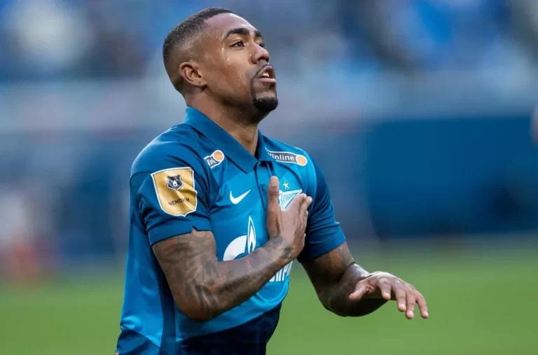 Malcom comemora gol na goleada do Zenit — Foto: Divulgação