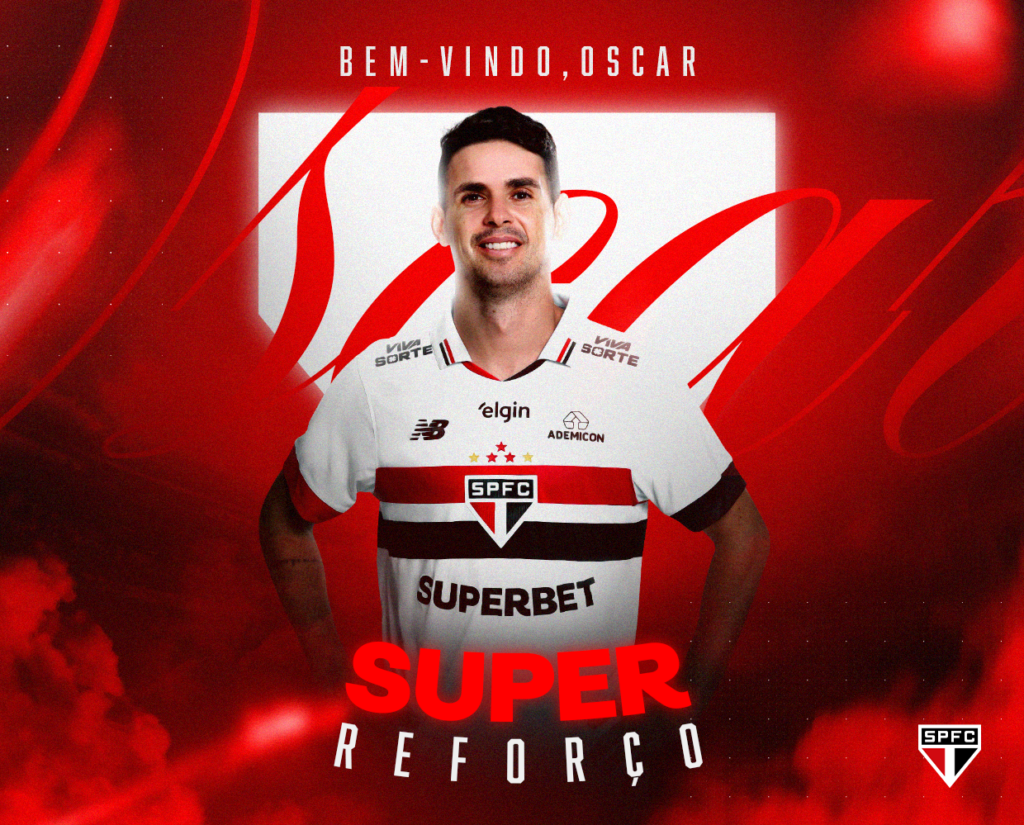 Oscar retorna ao São Paulo até 2027