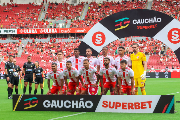 Time do Inter perfilado para o Campeonato Gaúcho 2025