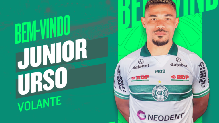 Após negociações com o Vasco, Junior Urso é anunciado pelo Coritiba