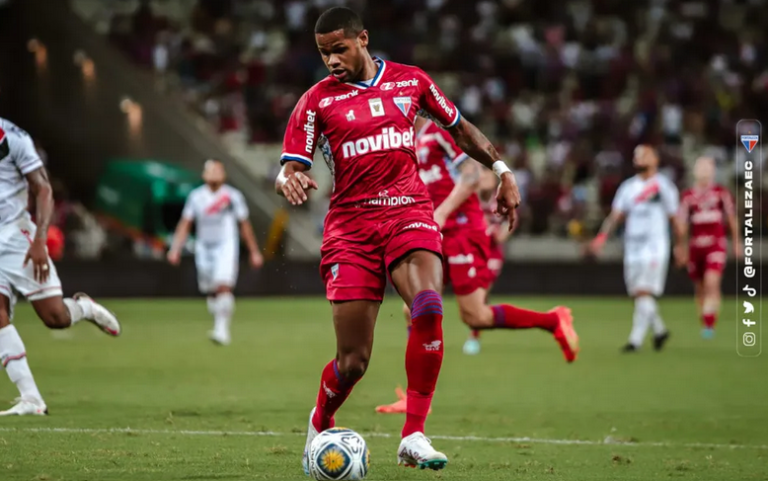 Júnior Santos, do Fortaleza, é vendido para o Botafogo. Foto: Mateus Lotif/Fortaleza EC