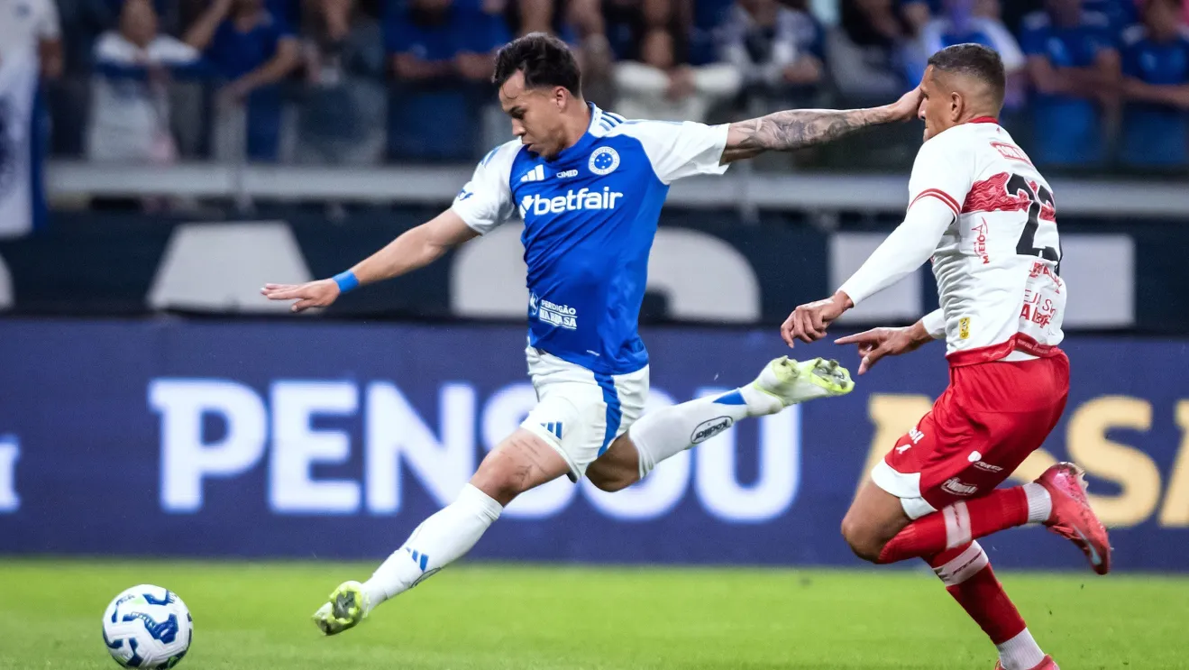 Kaio Jorge no jogo do Cruzeiro contra o CRB pela Copa do Brasil