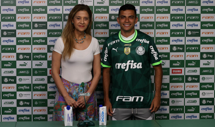 Bruno Rodrigues é apresentado no Palmeiras (Foto: Cesar Greco / Palmeiras)