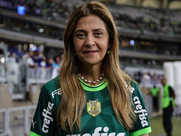 Leila Pereira, presidente do Palmeiras. Foto: Reprodução