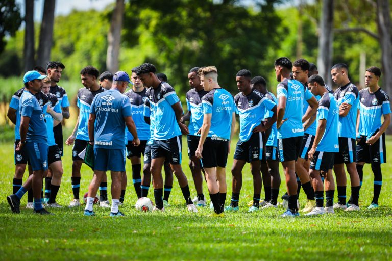 Grêmio sub-20 se prepara para a Copinha 2024. Foto: Renan Jardim/Grêmio FBPA