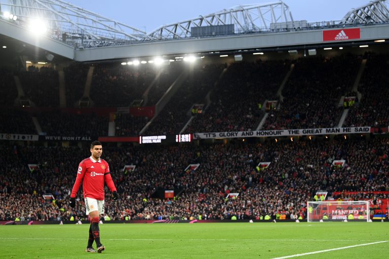 Casemiro, jogador do Manchester United.