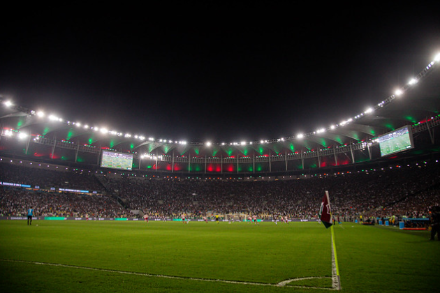 Estádio do Maracanã em jogo do Fluminense