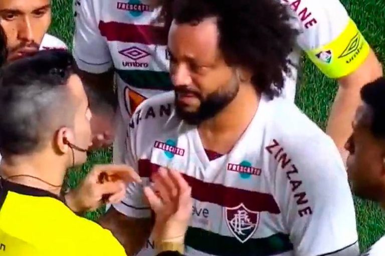 Marcelo chorou muito após o lance com Sánchez