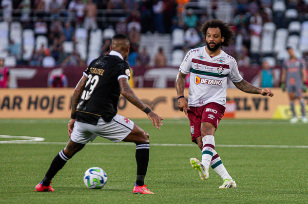 Zé Gabriel e Marcelo em Fluminense x Vasco