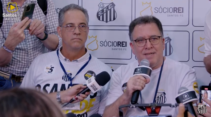 Marcelo Teixeira, presidente do Santos