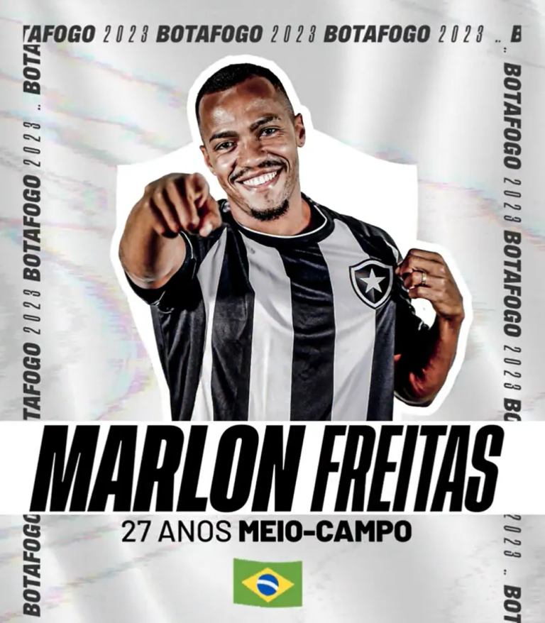 Marlon Freitas chega oficialmente para o Botafogo